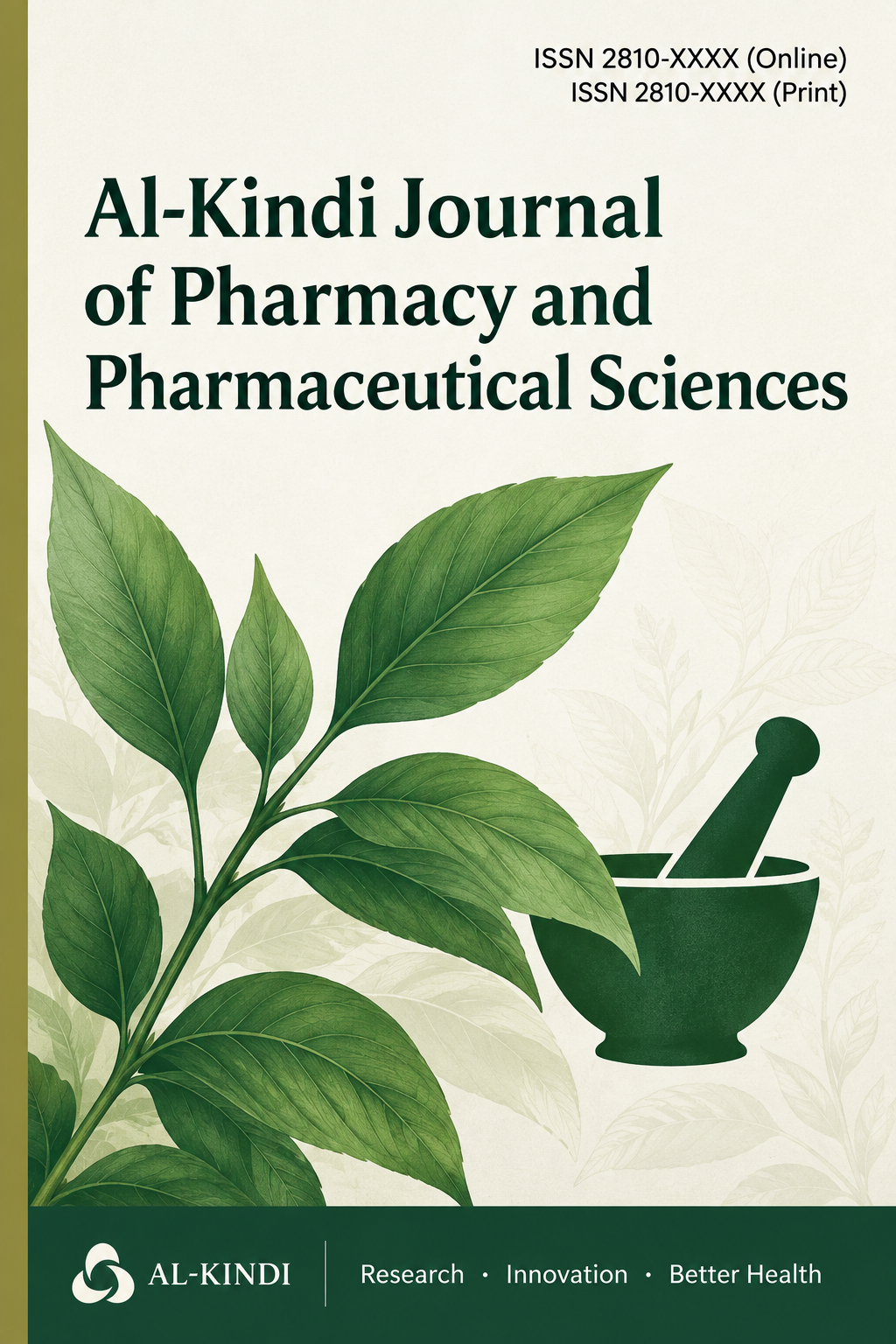 Al-Kindi Journal of Pharmacy and Pharmaceutical Sciences cover