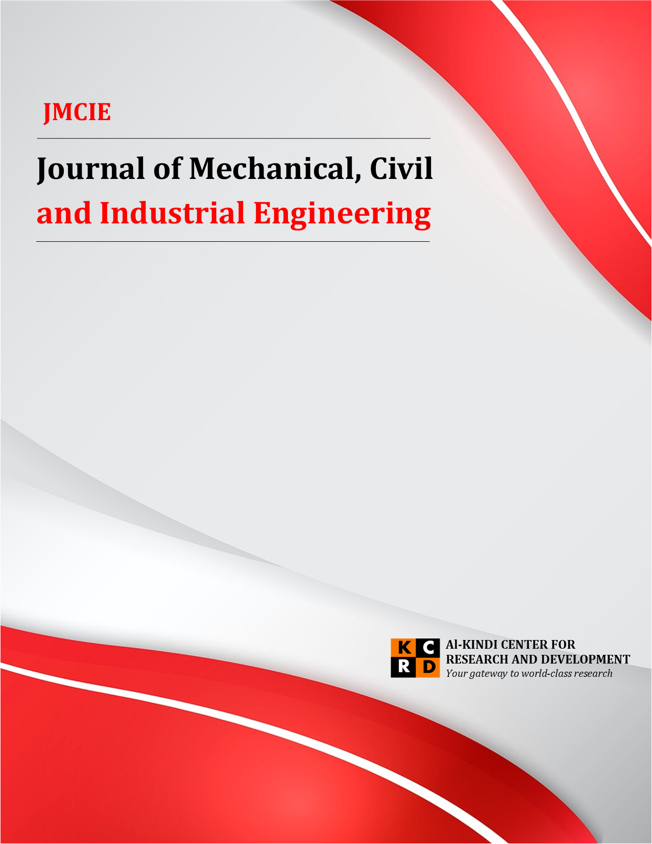 Journal of Mechanical, Civil and Industrial Engineering